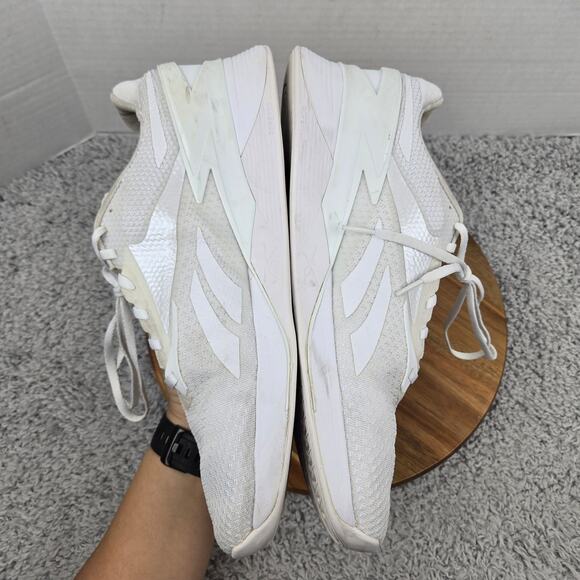 Reebok Mens 13 Nano X3 White Crossfit Performance Athletic Gym Training Shoe - Picture 7 of 12